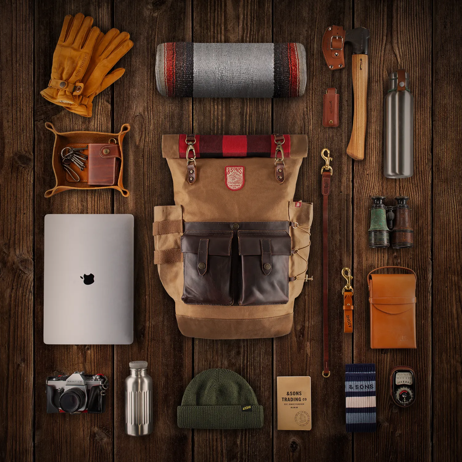 &SONS Nordic Rucksack Tan