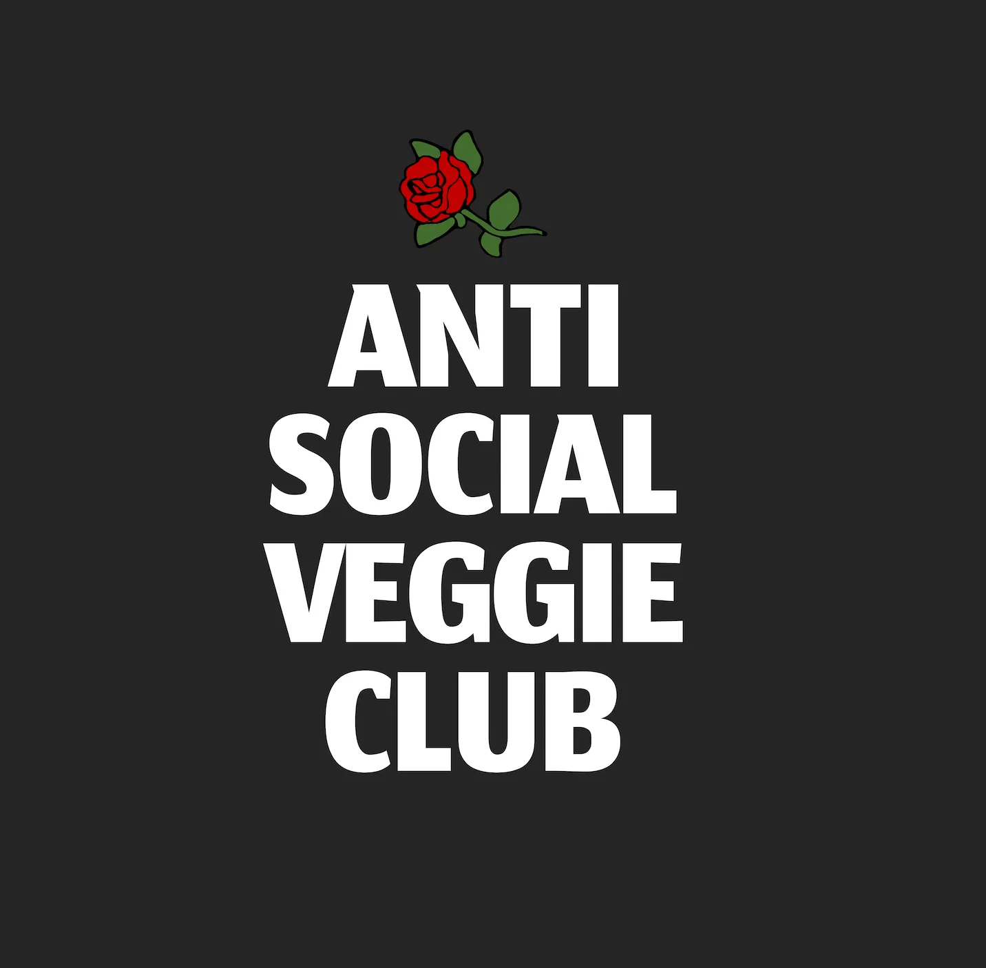 Anti Social Veggie Club - Organic Tote Bag