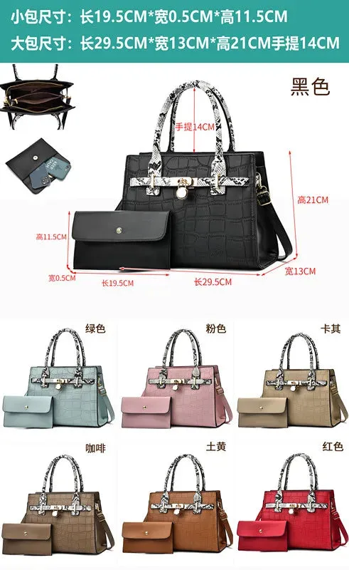 ARWEN & AJH GROUP New in 2023 Leather PU bags for women handbags for women luxury large handbags set for women handbags