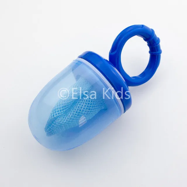 baby food feeder infant fruits vegetables pacifier Soother Nipples Feeding Tool solid Bite Gags single roaded