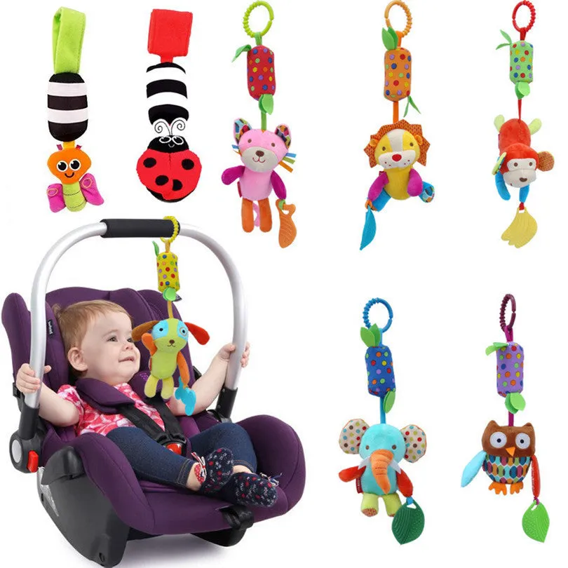 Baby Gift Hot Sale New Infant Toys Mobile Baby Plush Toy Bed Wind Chimes Rattles Bell Toy Stroller for Newborn CG82501