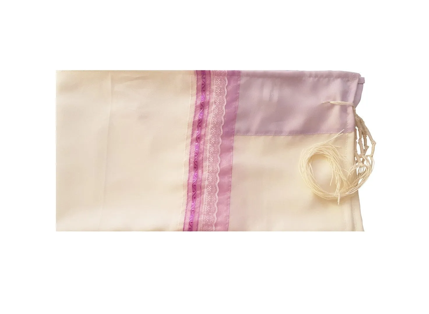 Beautiful Lavender Silk Tallit for Women, Tallit for Girl, Bat Mitzvah Tallit Set, Girls Tallit