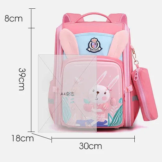 Blush Bunny 3D Backpack