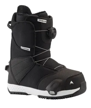 Burton Kids' Zipline Step On Boot Black 2024