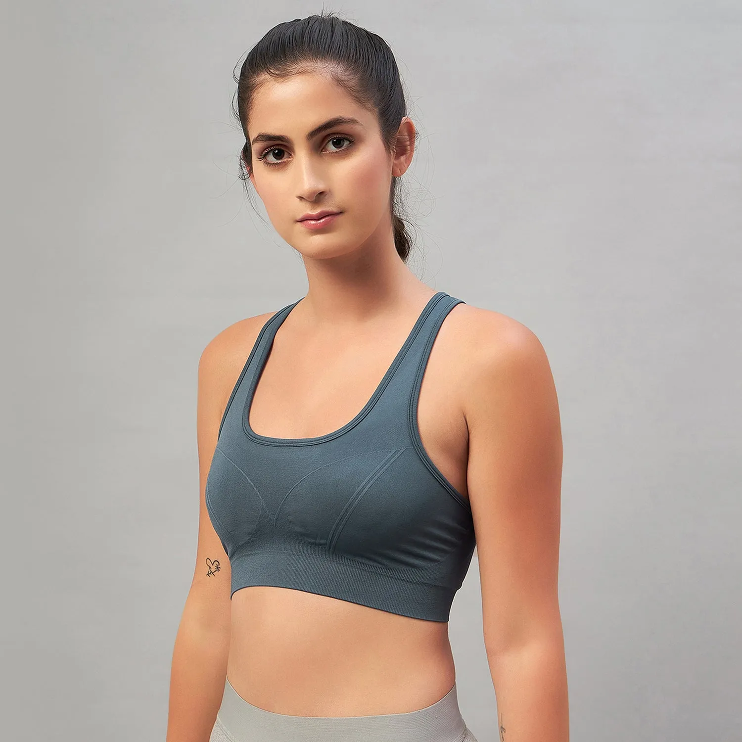 C9 Airwear seamless Women Sports Bra - White