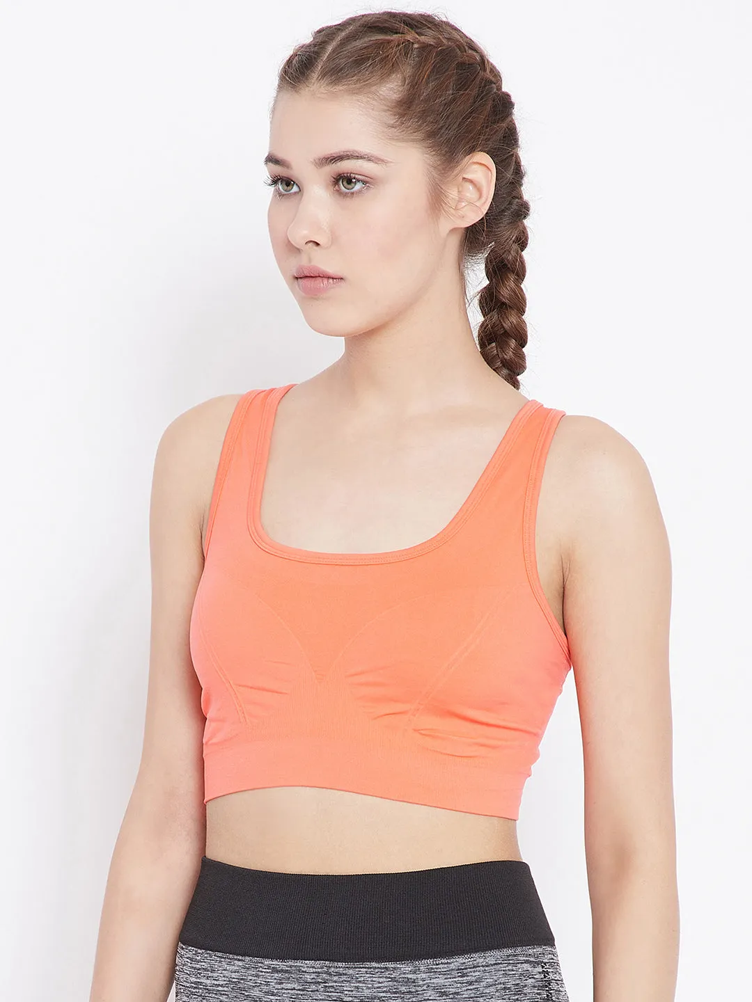 C9 Airwear Sports Bra For Women - Fushcia