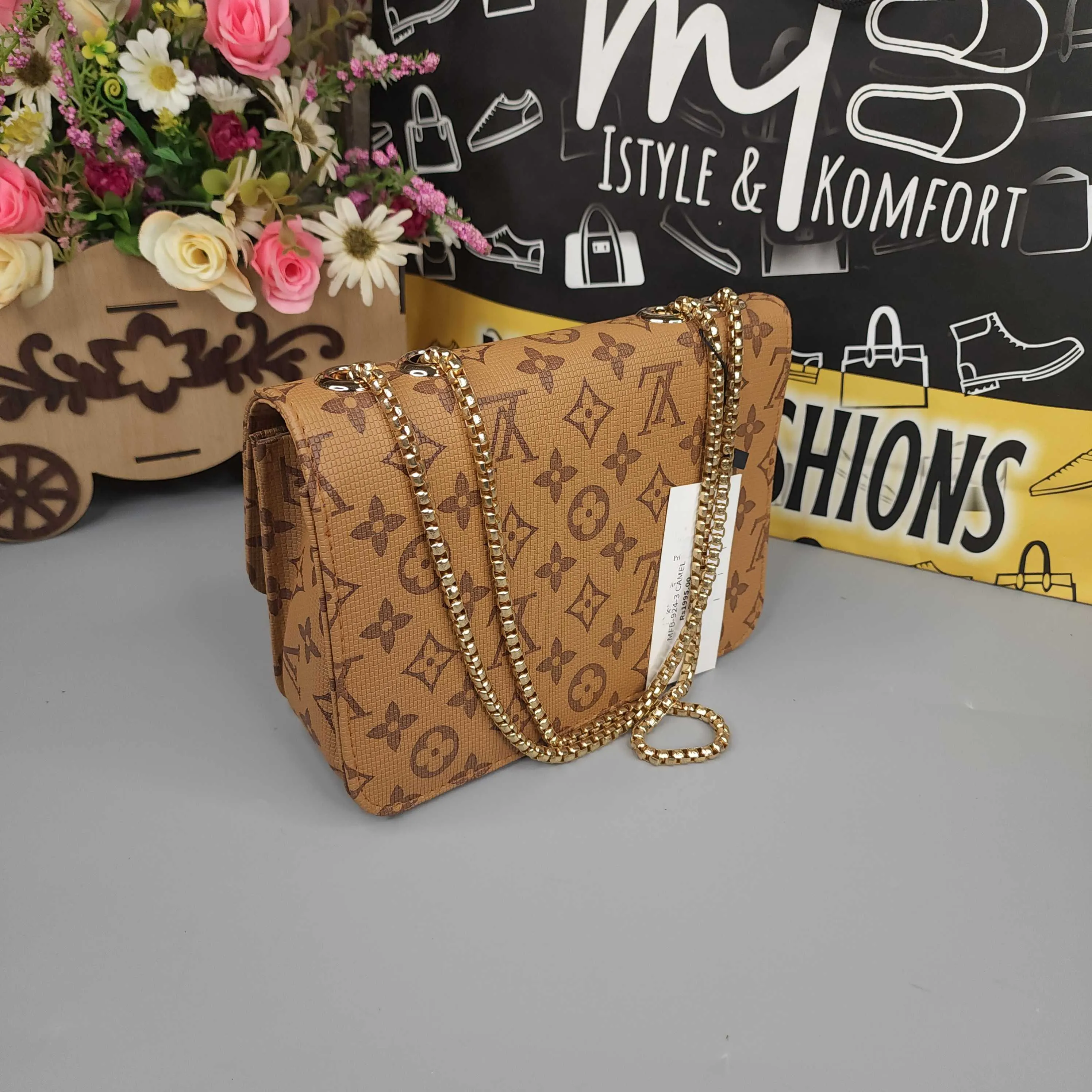 Camel Crossbody Bag