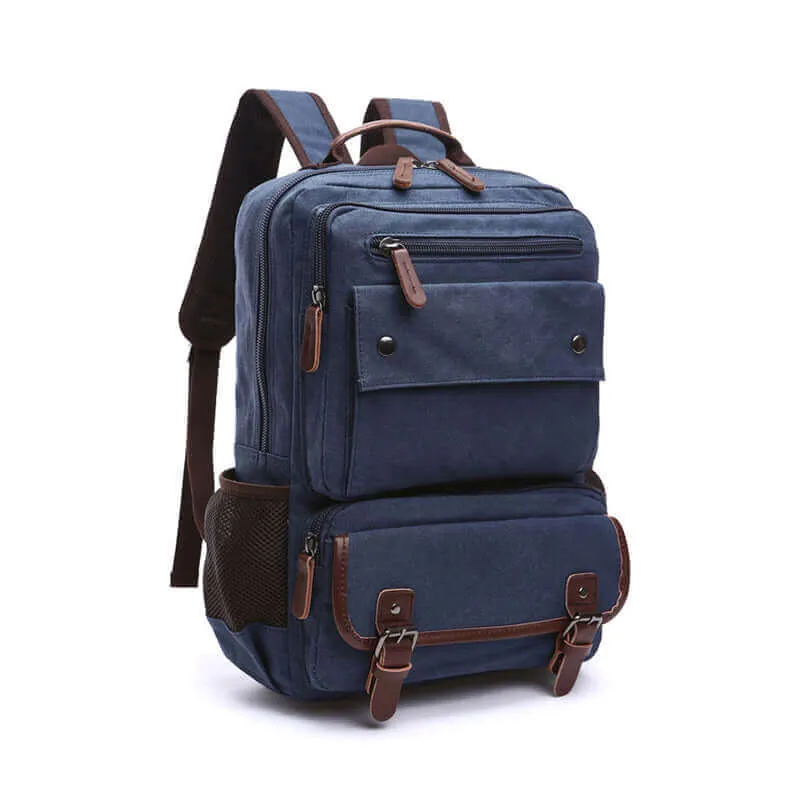 Canvas Backpack | 14 Inch Laptop Satchel