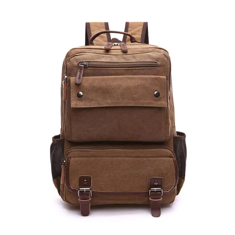 Canvas Backpack | 14 Inch Laptop Satchel