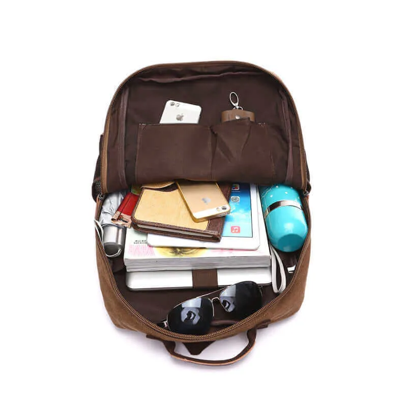 Canvas Backpack | 14 Inch Laptop Satchel