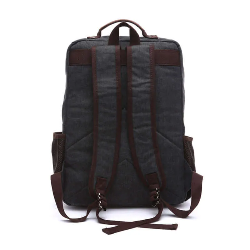 Canvas Backpack | 14 Inch Laptop Satchel