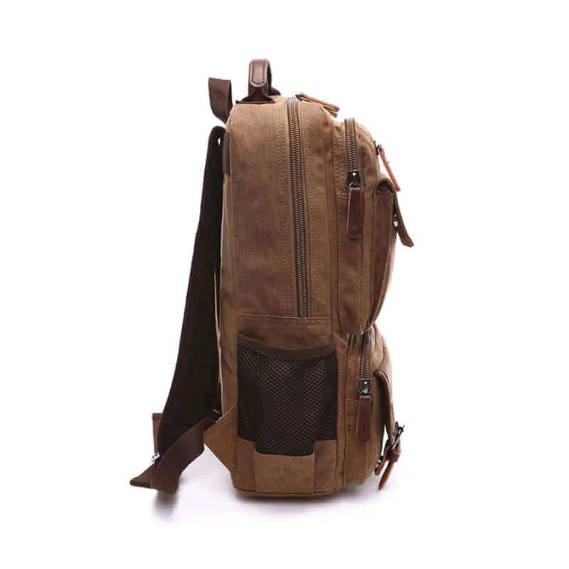 Canvas Backpack | 14 Inch Laptop Satchel