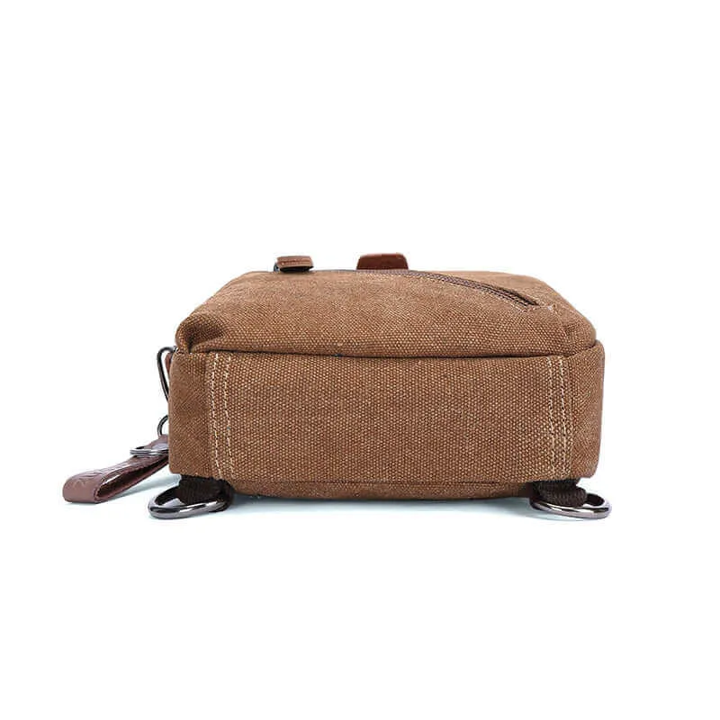 Canvas Chest Bag | Crossbody Sling Bag