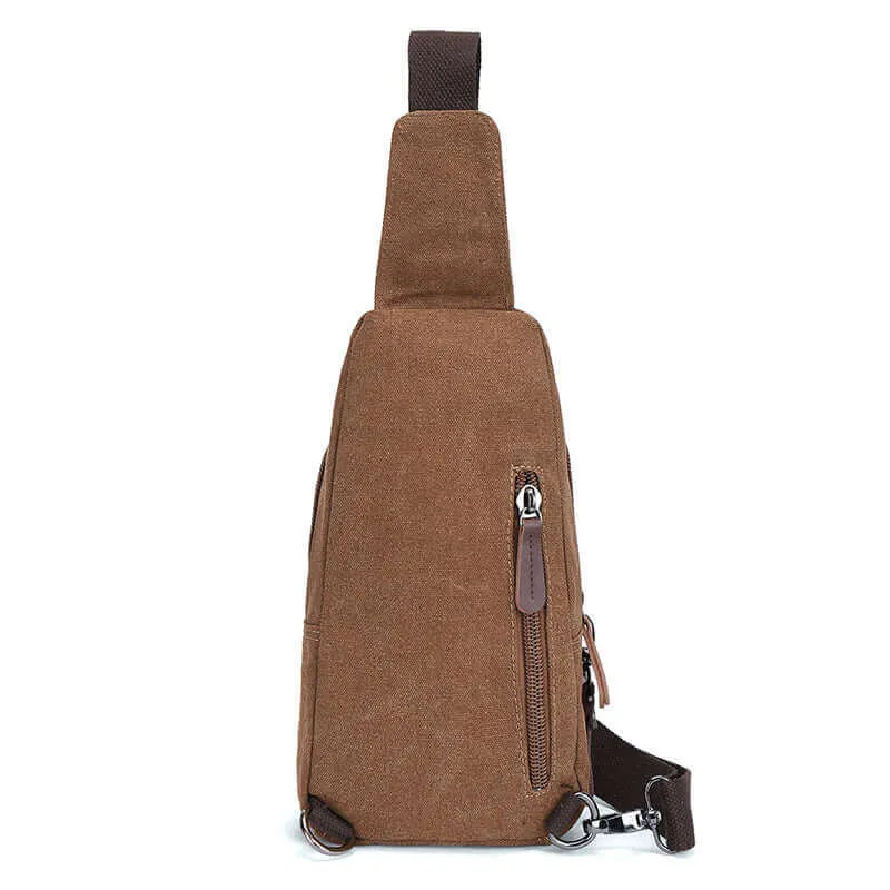 Canvas Chest Bag | Crossbody Sling Bag