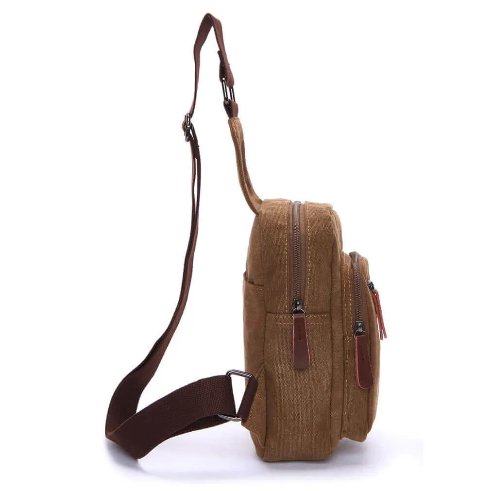 Canvas Sling Bag for Men & Women | Versatile Chest Bag