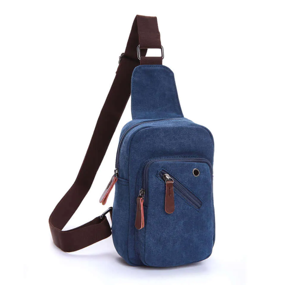 Canvas Sling Bag for Men & Women | Versatile Chest Bag