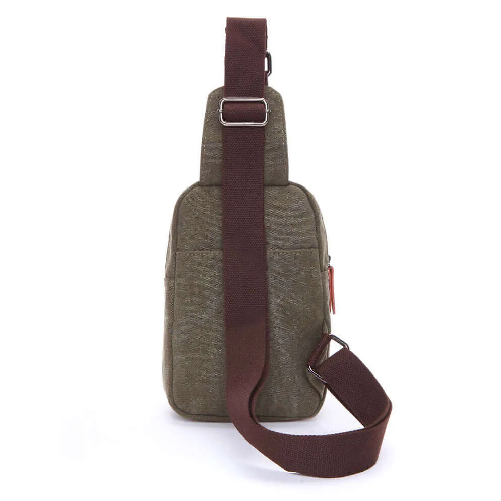 Canvas Sling Bag for Men & Women | Versatile Chest Bag