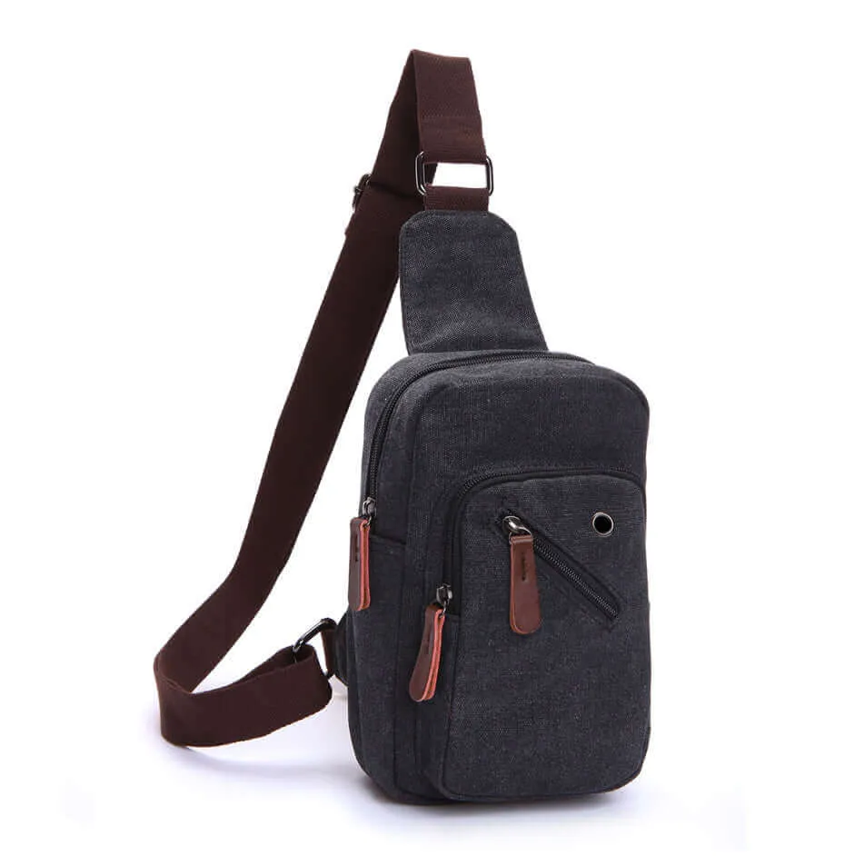 Canvas Sling Bag for Men & Women | Versatile Chest Bag