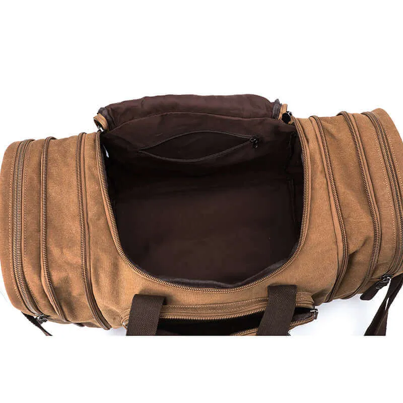 Canvas Travel Duffle Bag 43L