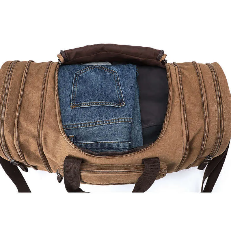 Canvas Travel Duffle Bag 43L