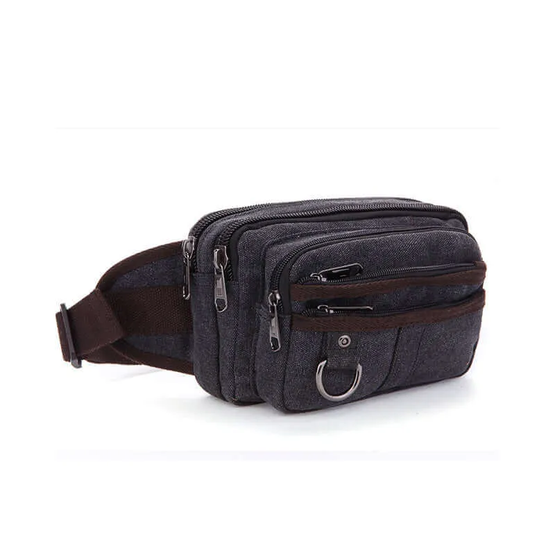 Canvas Waist Bag | Bum Bag for Men