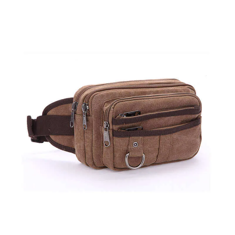 Canvas Waist Bag | Bum Bag for Men