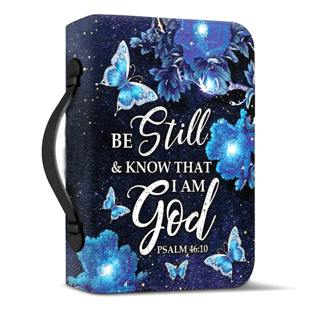 Christianart Bible Cover - Be Still And Know That I Am God Psalm 46 10 - Personalized Bible Cover - Bible Cover For Women - CABBBCV10070324.