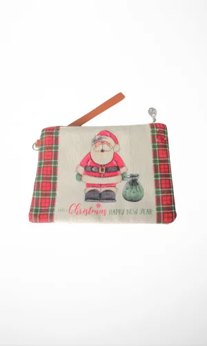 Christmas Women Medium Clutch (Santa & Bag)