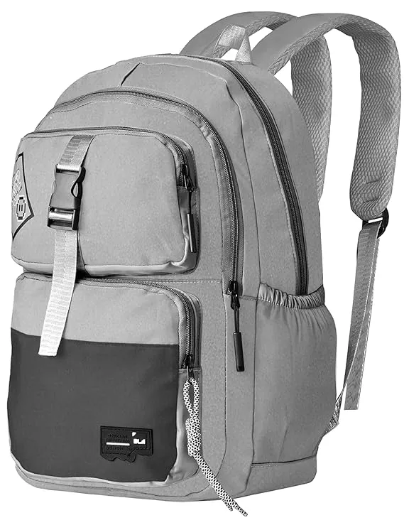 clouds love Laptop Backpacks 15.6 Inch College Cute Bookbag Anti Theft Women Casual backpack for Teen Girls (Grey)