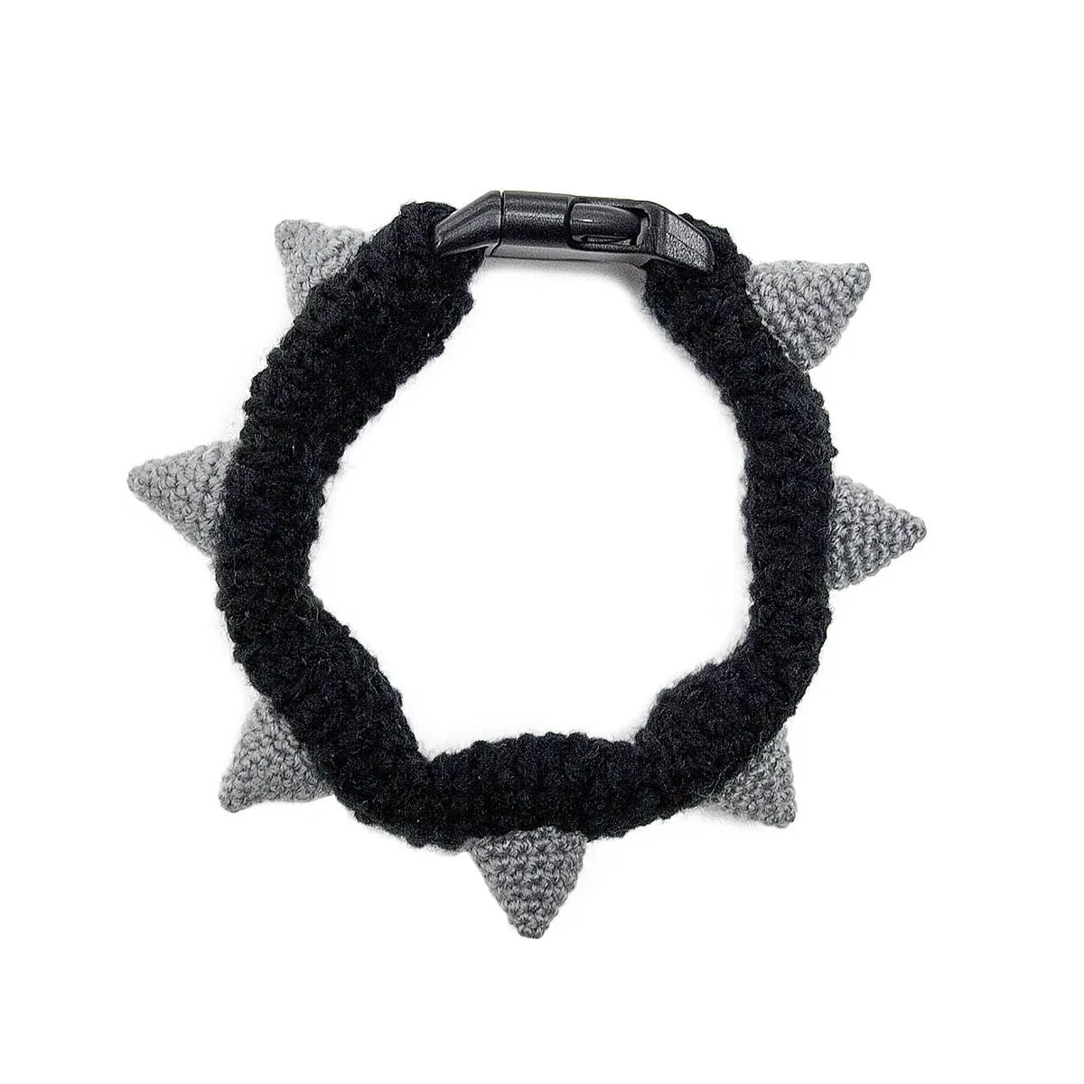 Crochet Spiked Collar