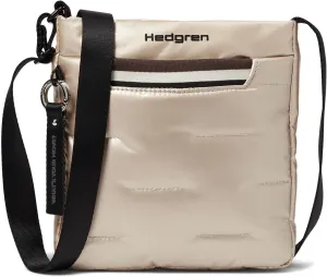 Cushy Bag - Flat Vertical Crossbody Hedgren, Safari Beige