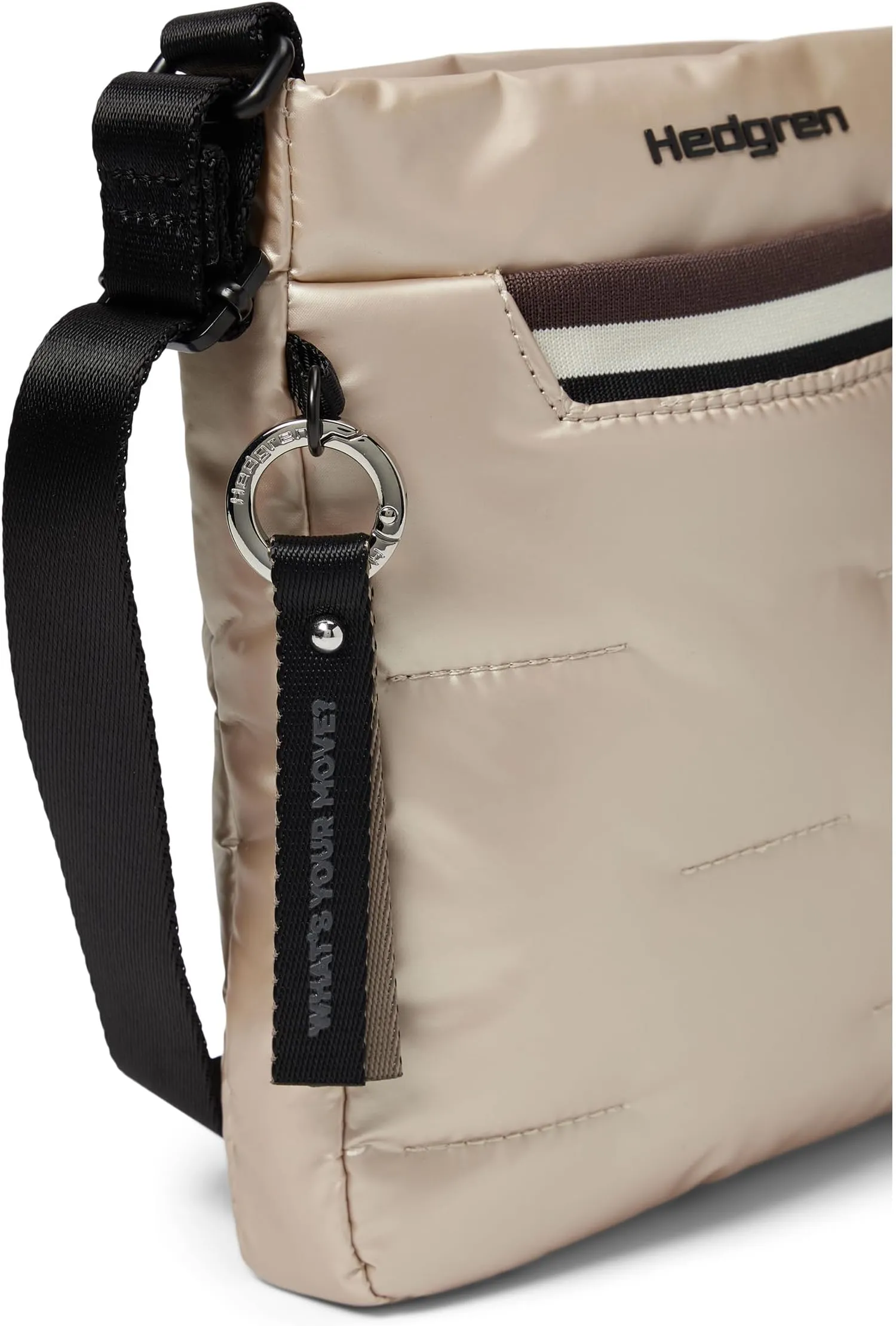 Cushy Bag - Flat Vertical Crossbody Hedgren, Safari Beige