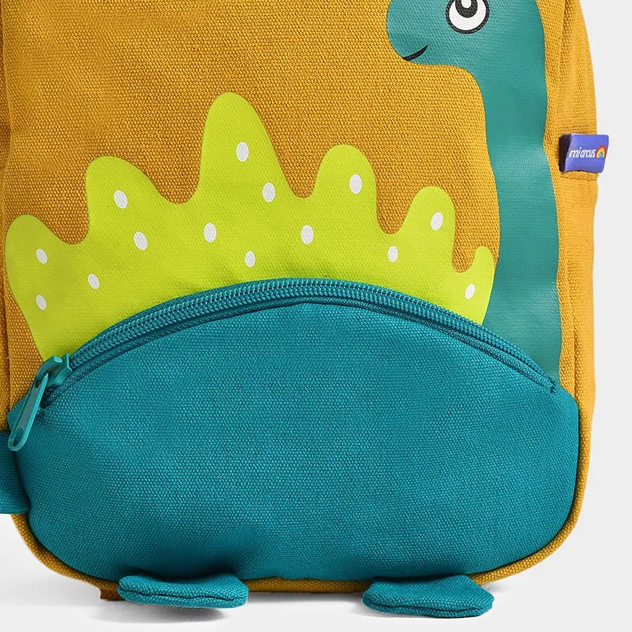 Dinomite Mustard Woven Backpack for Kids