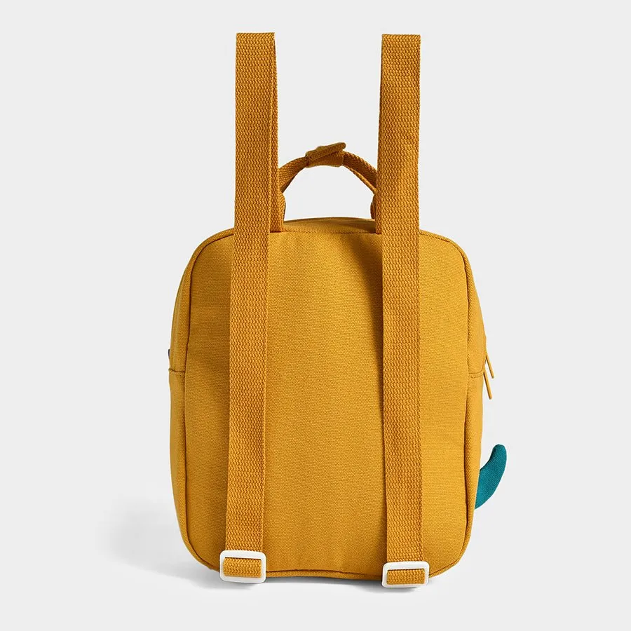 Dinomite Mustard Woven Backpack for Kids