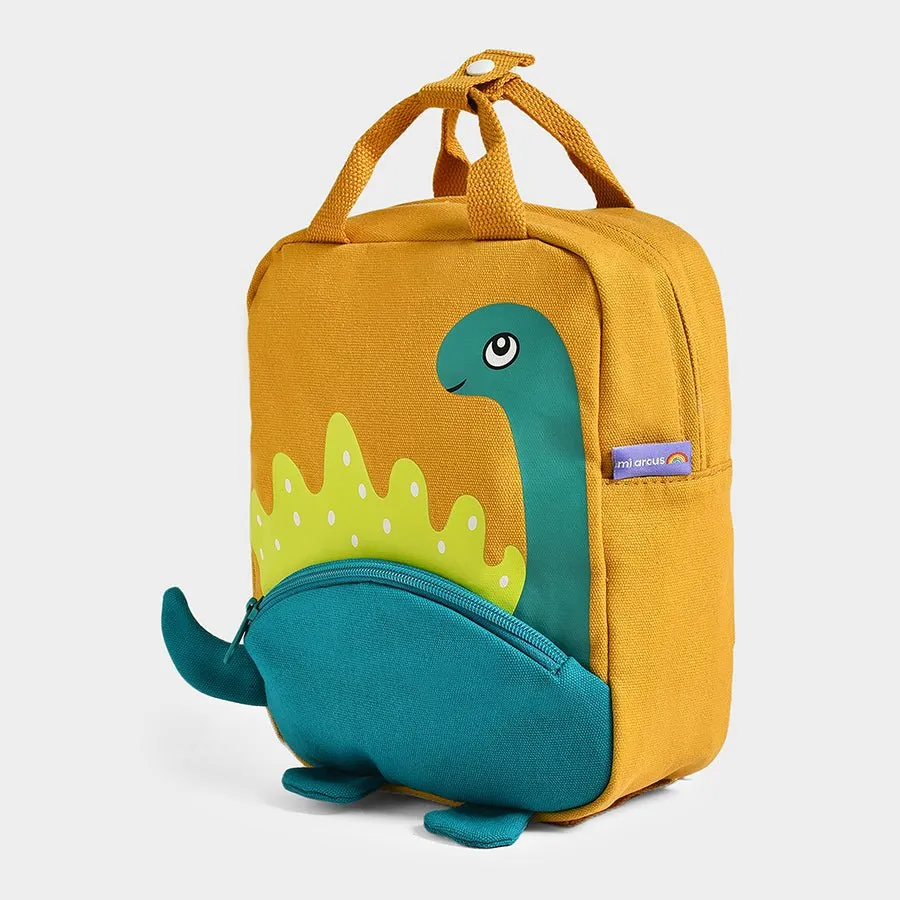 Dinomite Mustard Woven Backpack for Kids