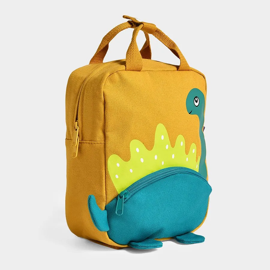 Dinomite Mustard Woven Backpack for Kids