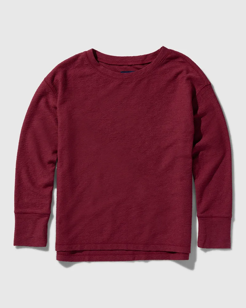 EcoKnit™ Textured Long-Sleeve Tee