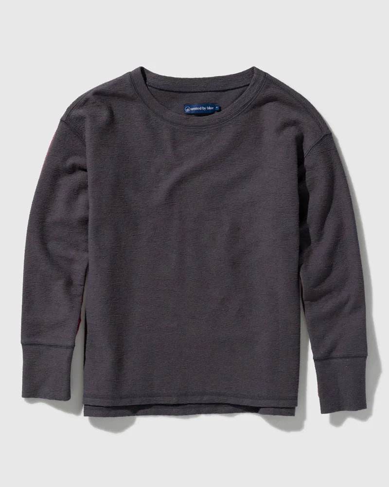 EcoKnit™ Textured Long-Sleeve Tee