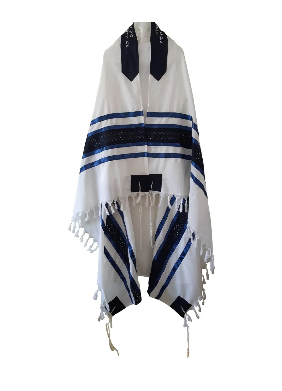 Exclusive Magen David wool Tallit - Tzitzit Jewish prayer shawl, Bar Mitzvah Tallit from Israel, Wedding Tallit, Hebrew Prayer Shawl