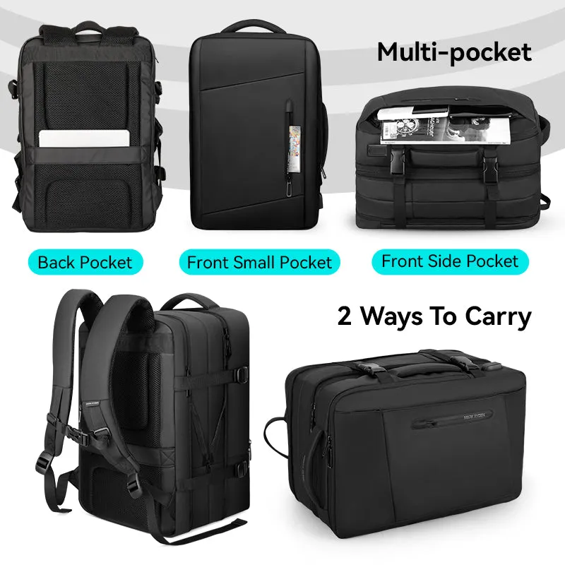 Expandos: Versatile Expandable Laptop Backpack For All-day Traveling