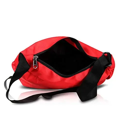 Fashion Track Red Polyester Sling Bag