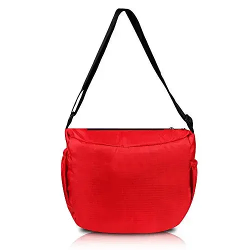 Fashion Track Red Polyester Sling Bag