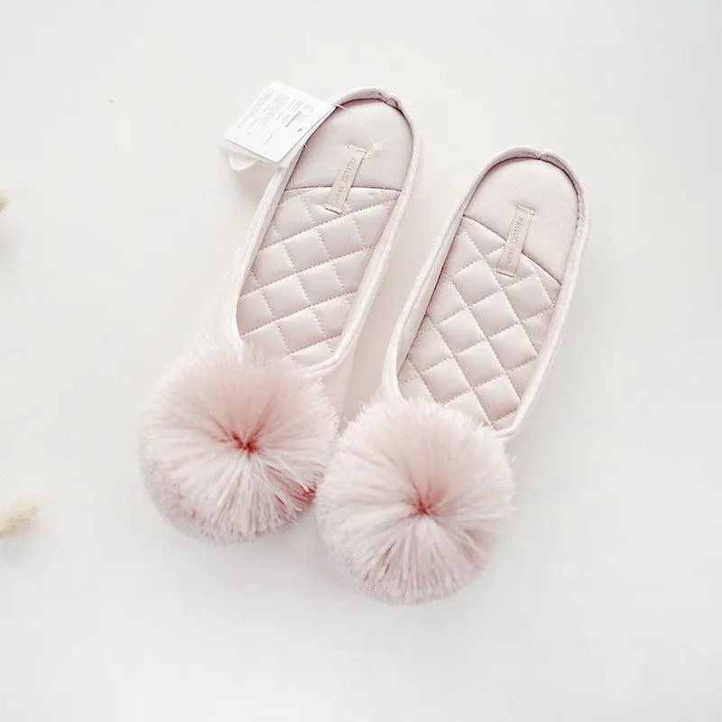 Female indoor slippers waterproof anti-slip