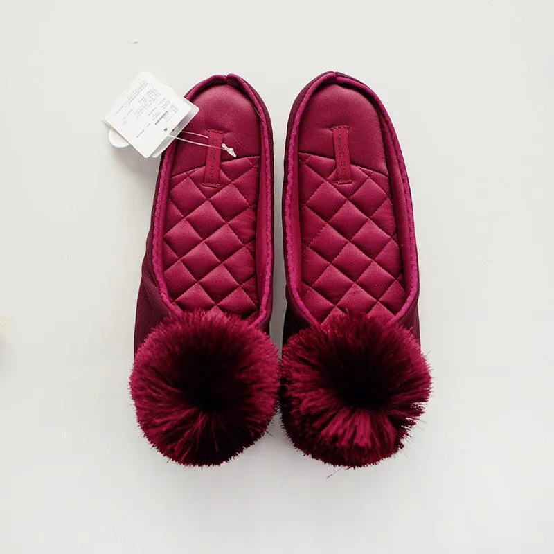 Female indoor slippers waterproof anti-slip