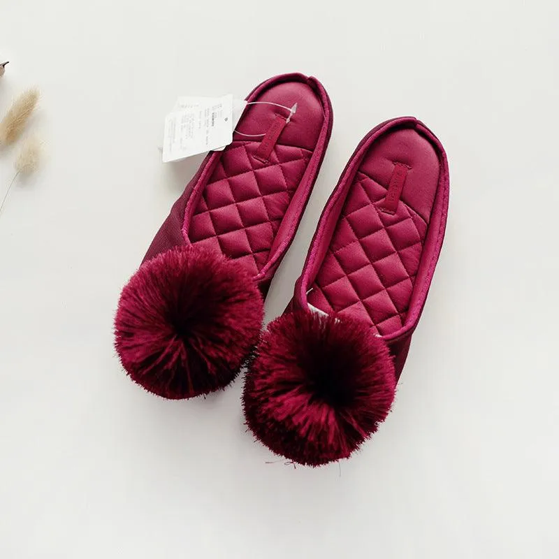 Female indoor slippers waterproof anti-slip