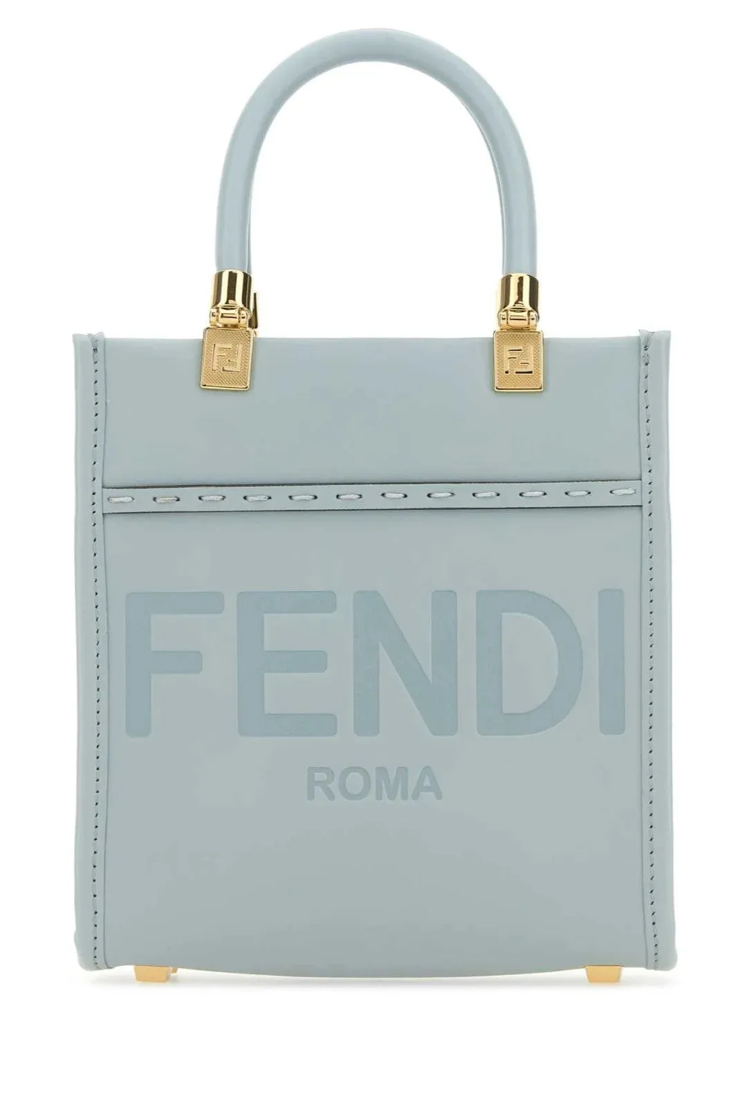 Fendi Sunshine Mini Tote Bag - Light Blue