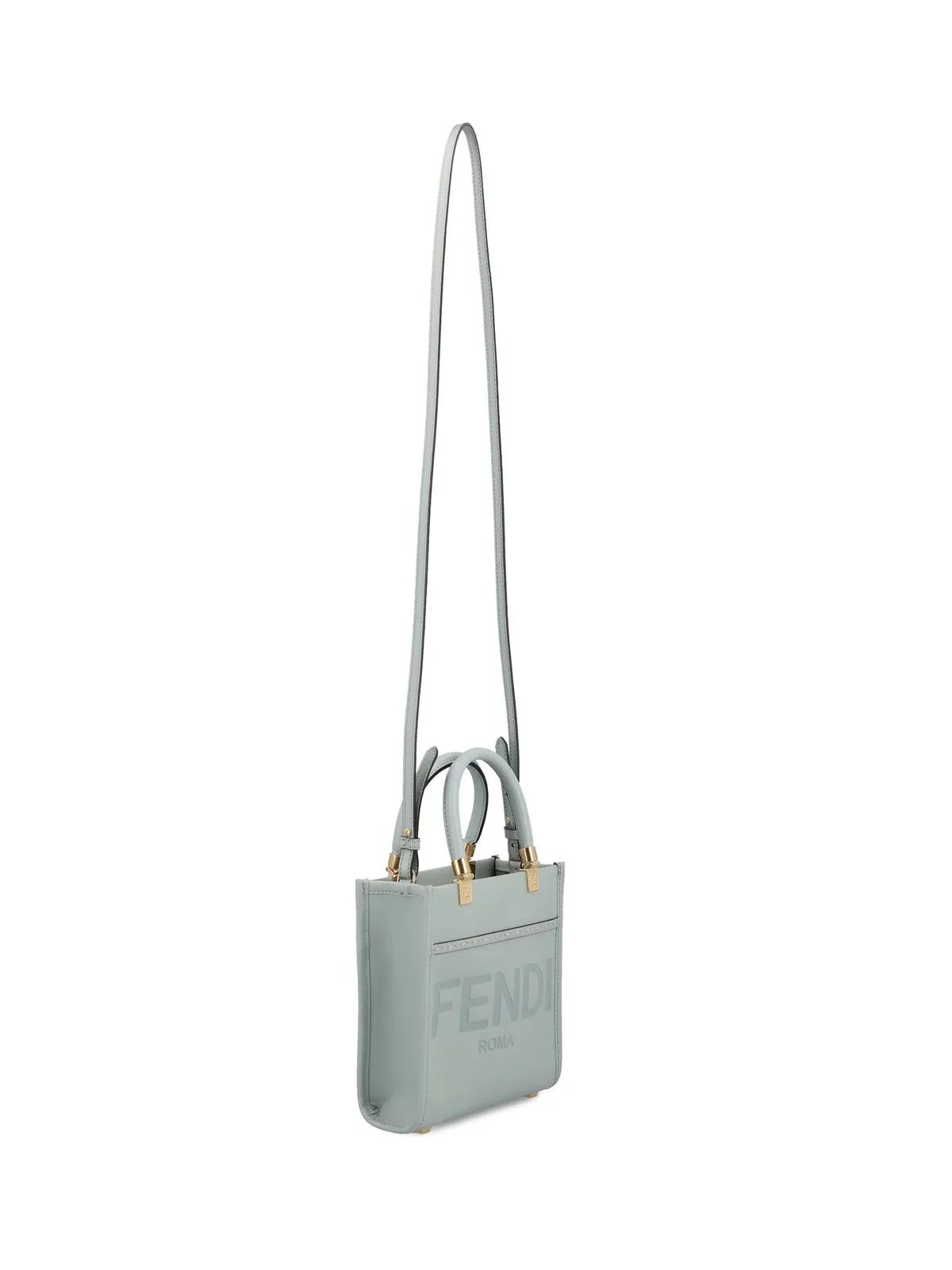 Fendi Sunshine Mini Tote Bag - Light Blue