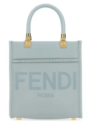 Fendi Sunshine Mini Tote Bag - Light Blue