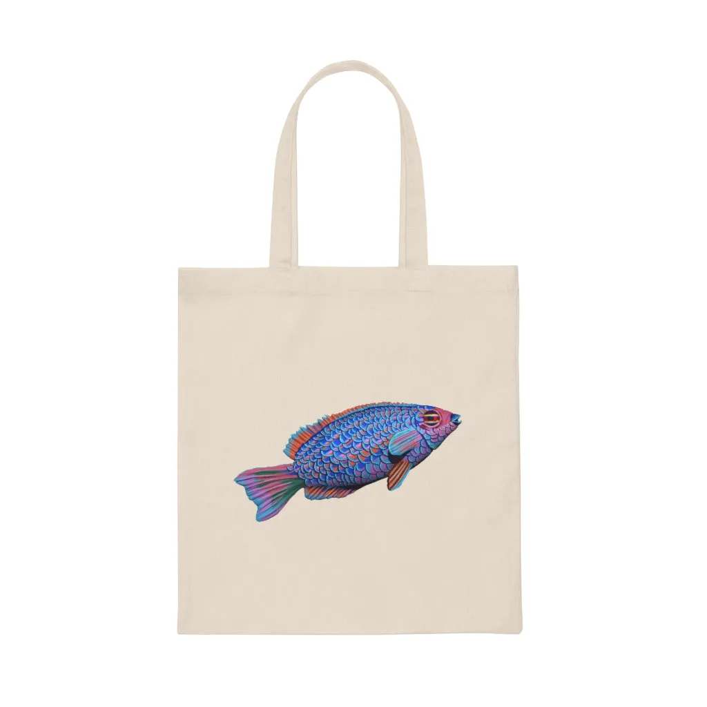 Fish Canvas Tote Bag