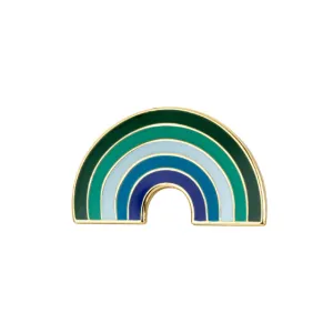 Gay MLM Vincian Pride Rainbow Enamel Pin